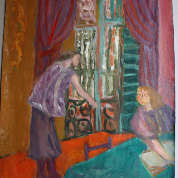 Intérieur 1 - 65 x 50 - huile sur papier