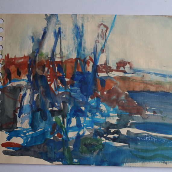 Port 6 – 28 x 21- aquarelle