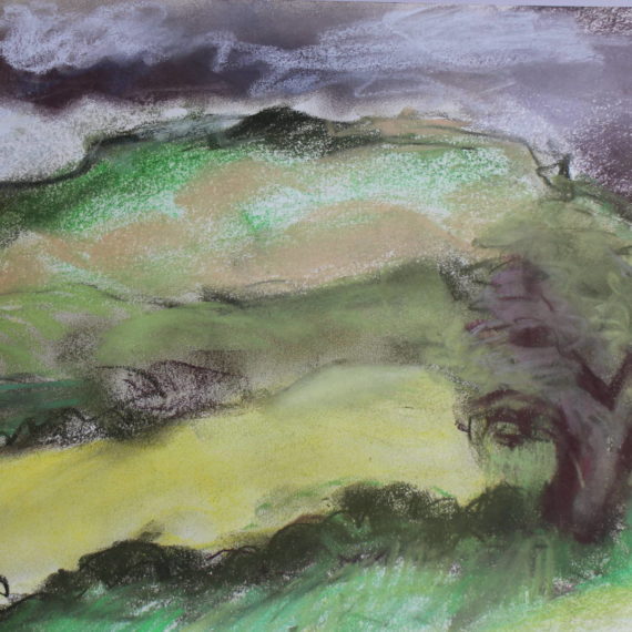 Toscane 6 - 40 x 30- pastel sec