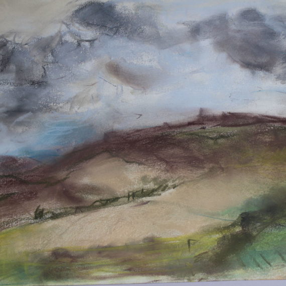 Toscane 7 - 40 x 30- pastel sec